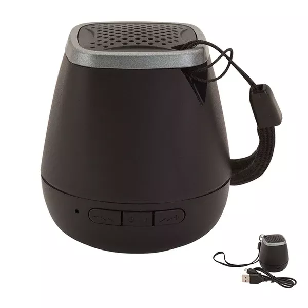 Logomark Grey Ring Series Power Compact Bluetooth Speaker
