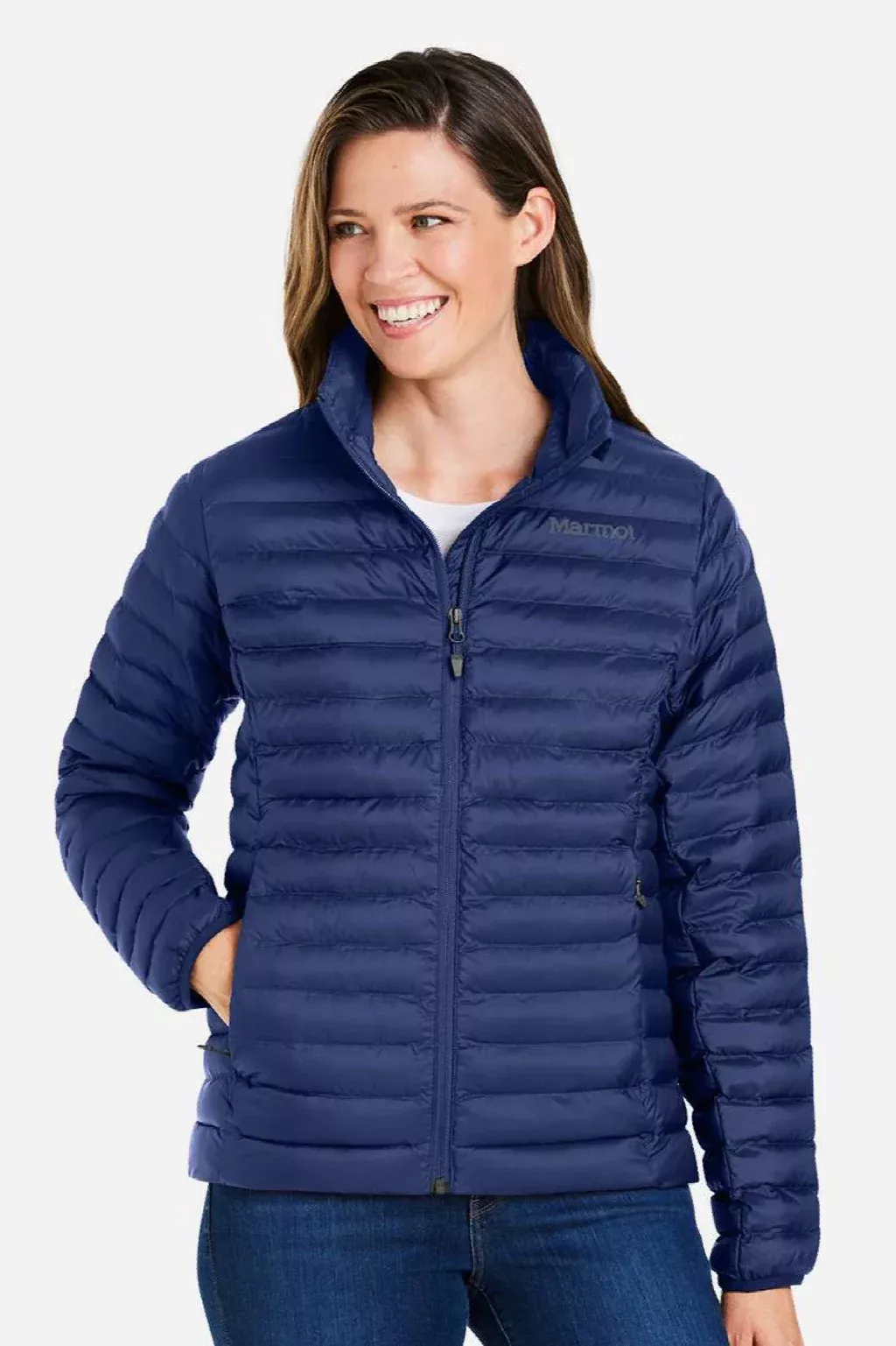 Marmot Womens Echo Featherless Full Zip Jacket - Arctic Navy Blue