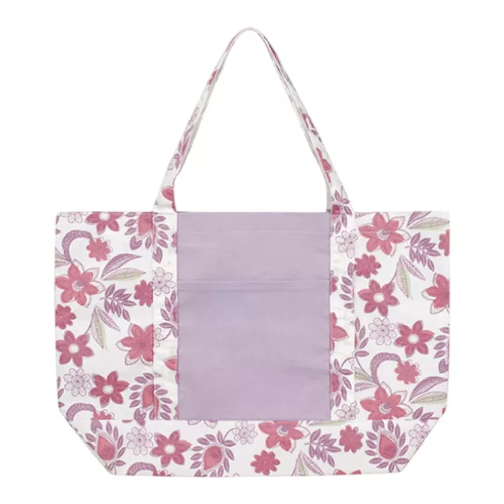 Mega Cap 1517 Floral Tote Bag
