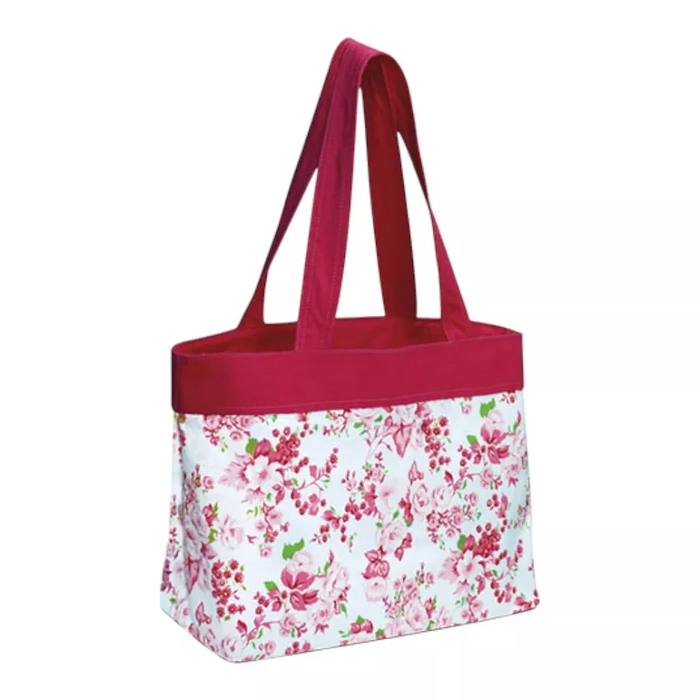Mega Cap 1518 Floral Beach Tote Bag