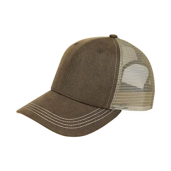 Mega Cap 6846 Deluxe Wax Cotton Trucker Cap