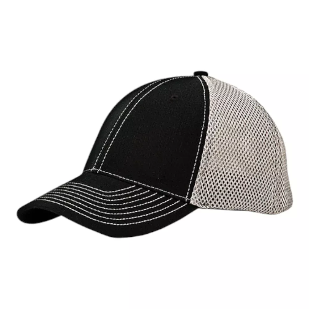 Mega Cap 6896 Brushed Cotton Mesh Back