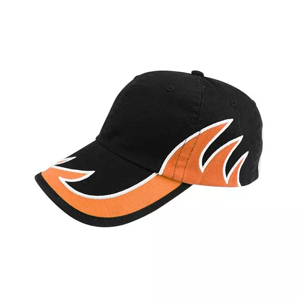 Mega Cap 6979Y Youth Low Profile Washed Cotton Twill Flame Cap