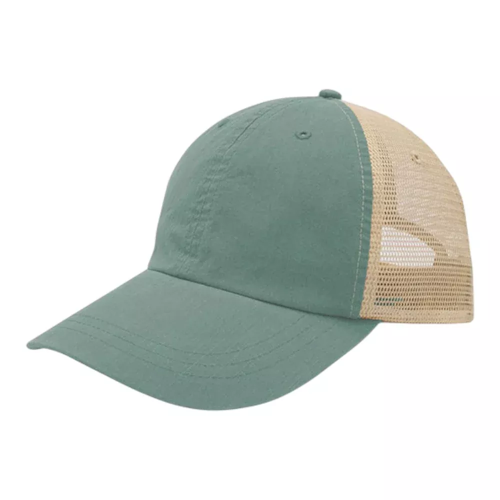 Mega Cap 7601D Recycled Crosshatch Trucker