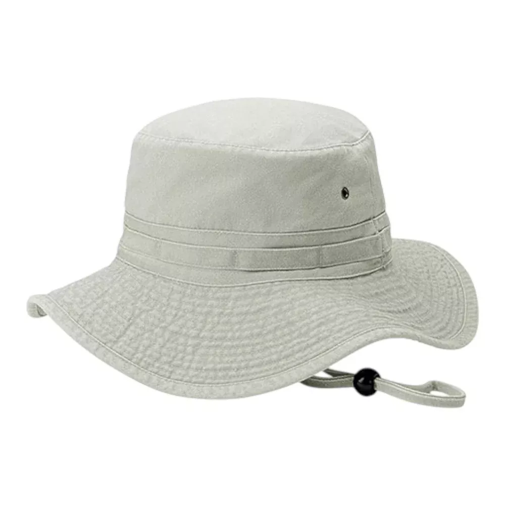 Mega Cap 7804 Pigment Dyed Twill Washed Bucket Hat
