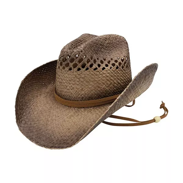 Mega Cap 8160 Outback Raffia Cowboy Hat