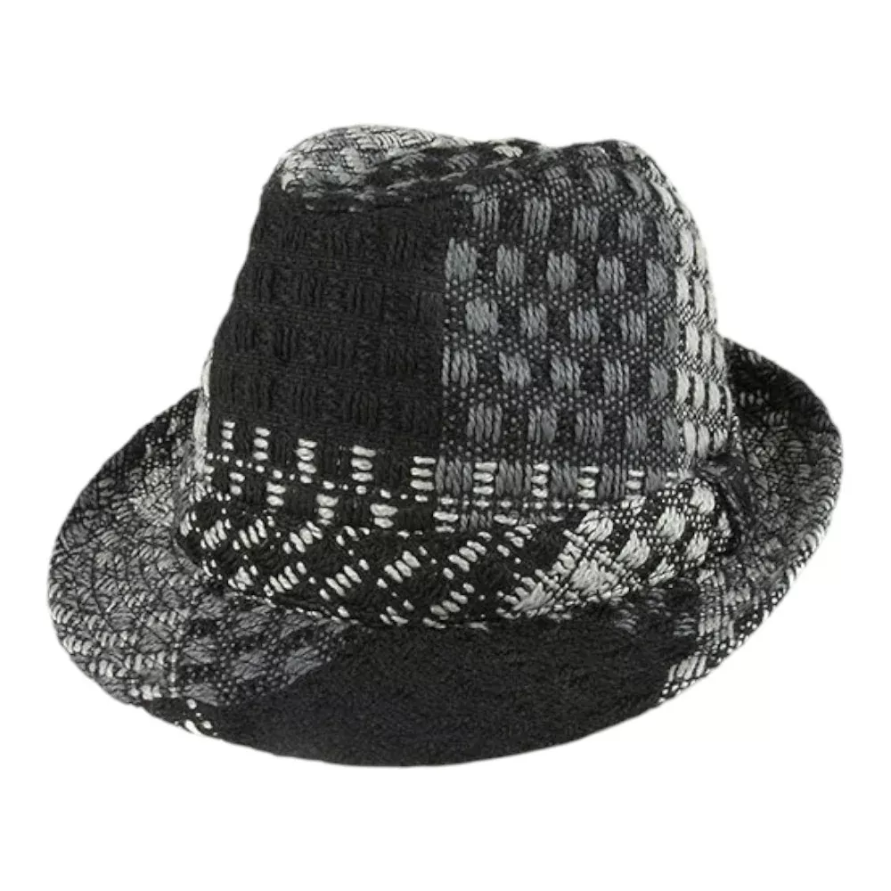 Mega Cap 8936 Jacquard Fedora Hat