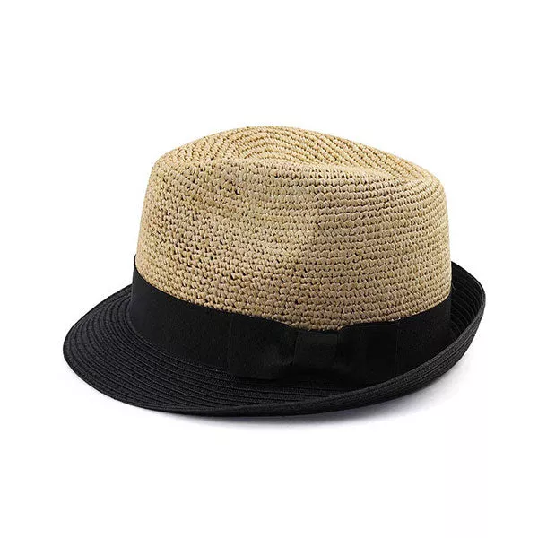 Mega Cap 8950 Infinity Selections Raffia Fedora Hat