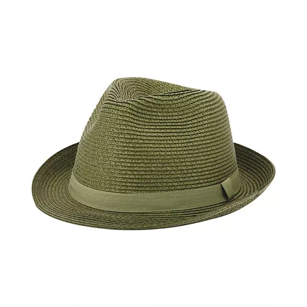 Mega Cap 8955 Toyo Braid Fedora Hat