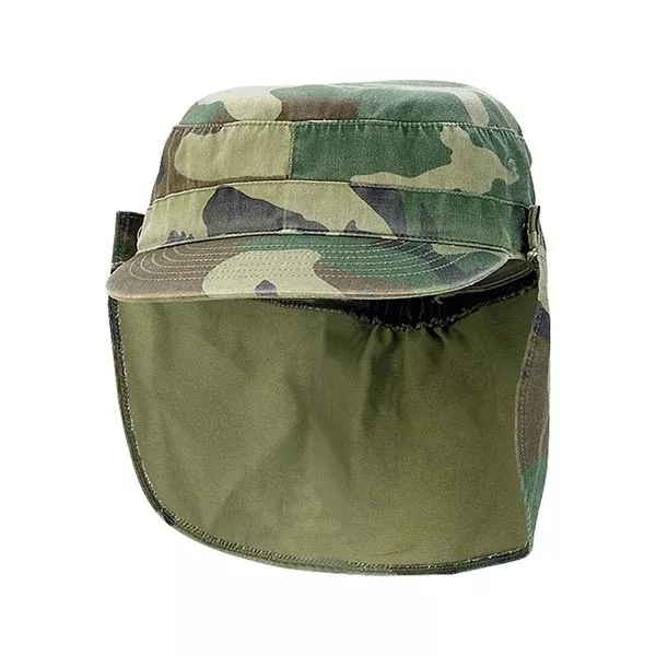 Mega Cap 9030 Army Cap With Removable Flap