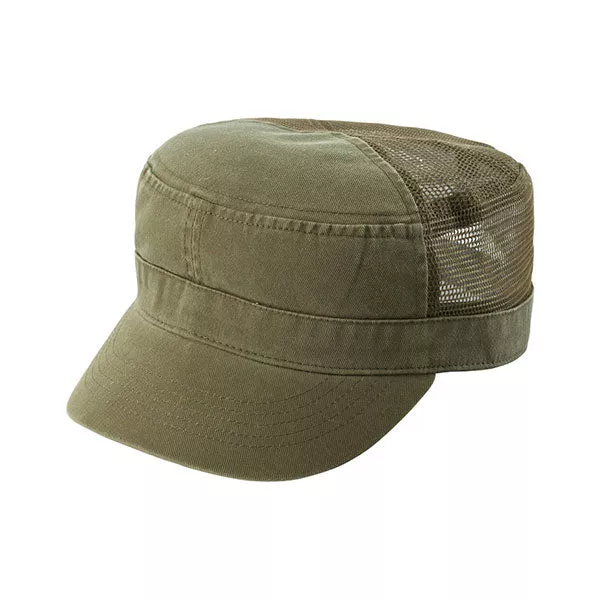 Mega Cap 9035 Enzyme Washed Cotton Twill Army Cap