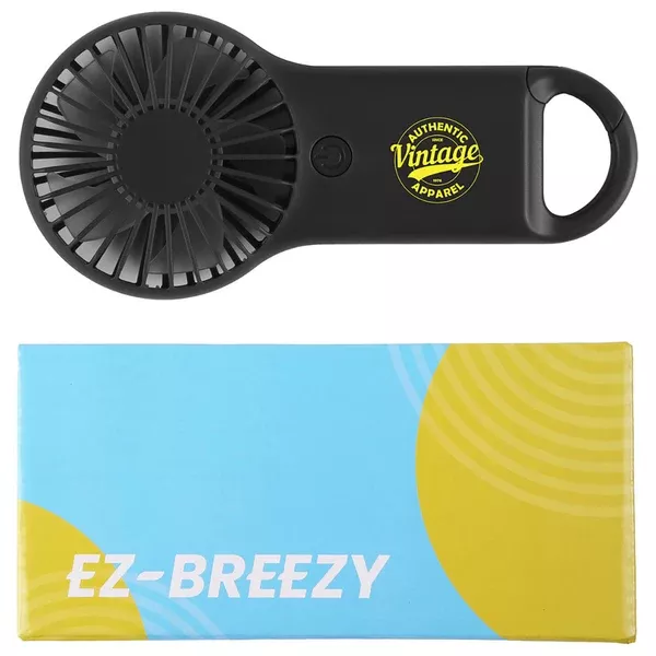 Mixie Black EZ Breezy Mini Travel Fan