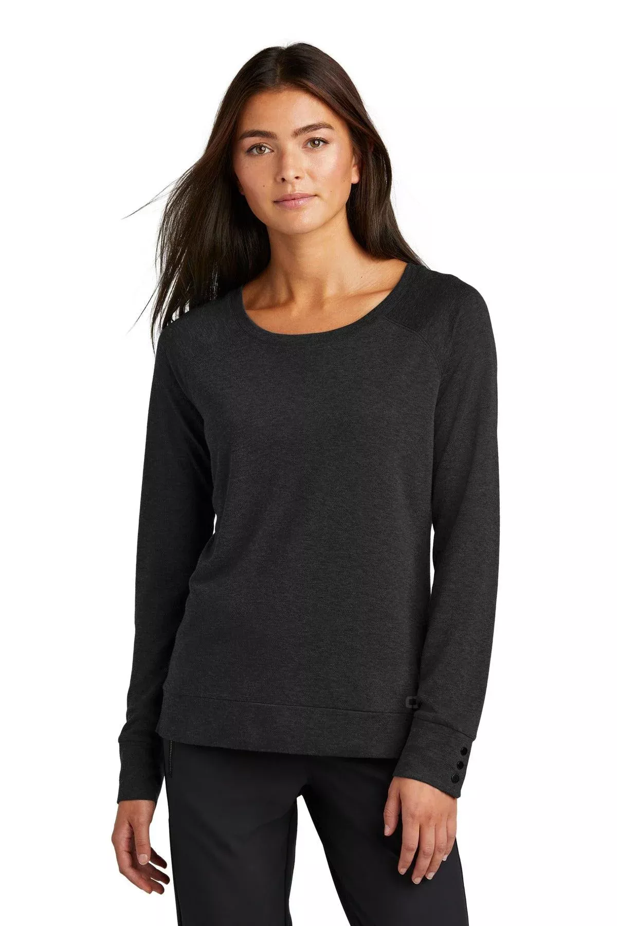 OGIO Women's Command Long Sleeve Scoop Neck LOG150 Plus Size