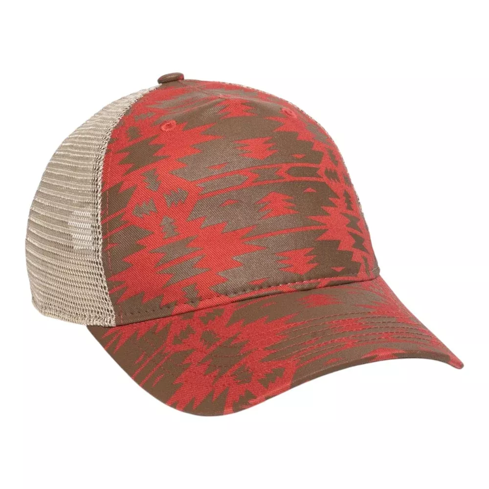 Outdoor Cap OC901M Printed 5-Panel Mesh Back Cap