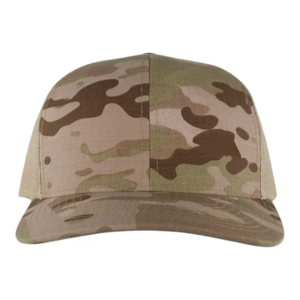 Pacific Headwear M08 Multicam Trucker Snapback Cap