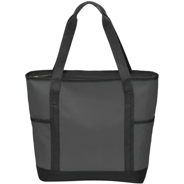 Port Authority Dark Charcoal/Black On-The-Go Tote