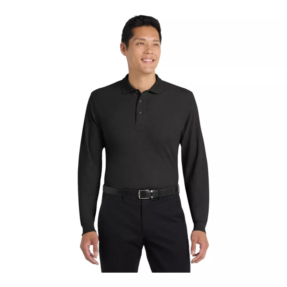 Port Authority K500LS Silk Touch Long Sleeve Polo