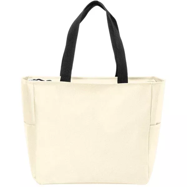 Port Authority Stone Essential Zip Tote