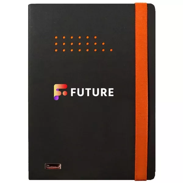 The Smartnotebook Black With Orange Smart Flex