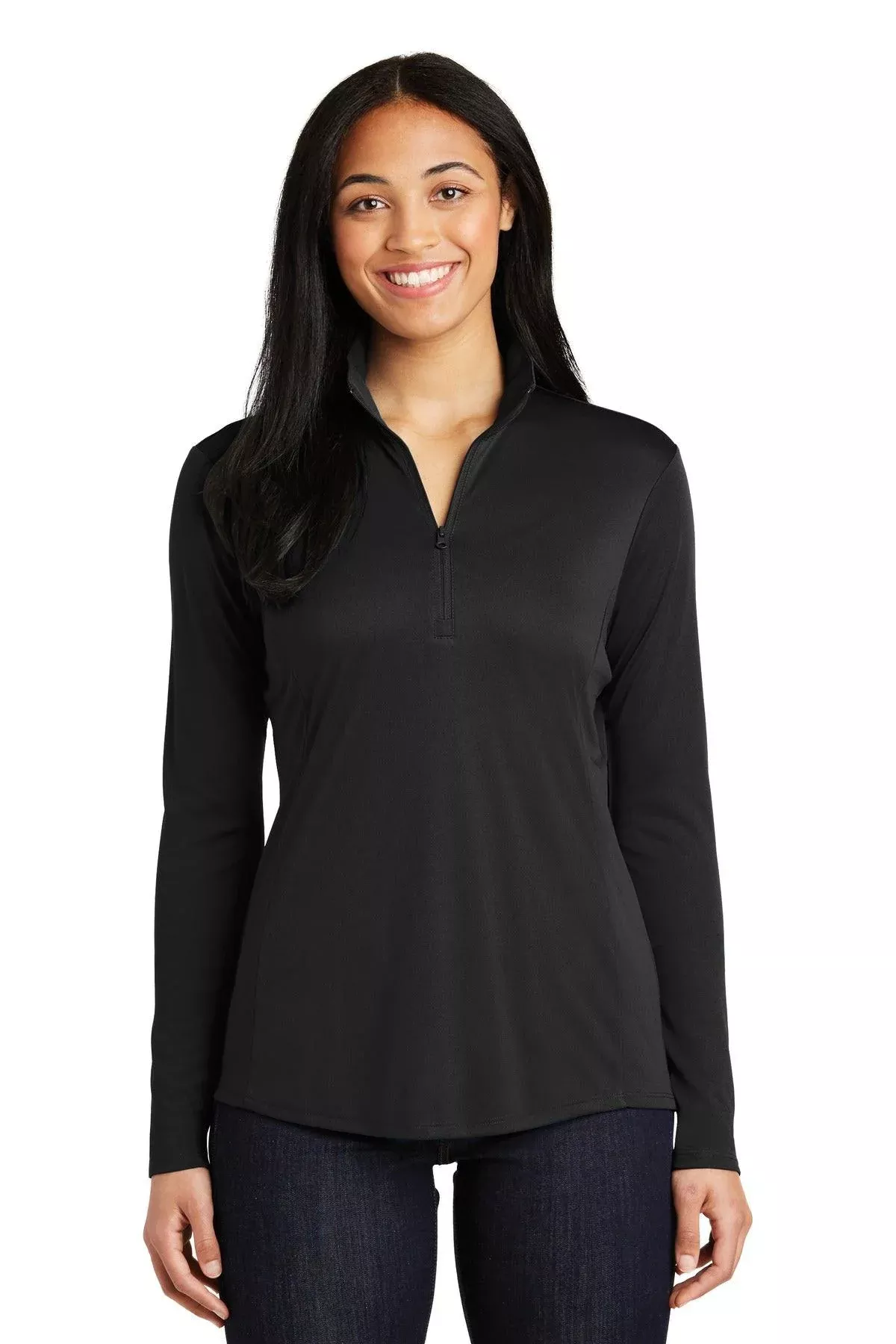 Sport-Tek Women's PosiCharge Competitor 1/4-Zip Pullover. LST357 Plus Size