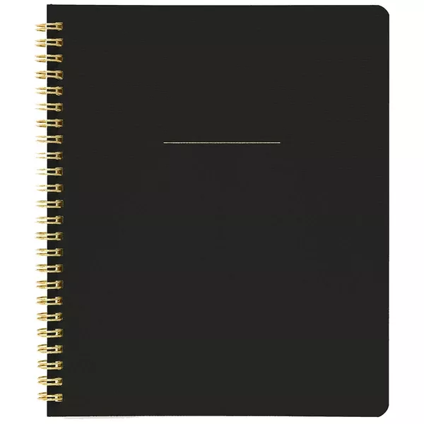 Sugar Paper Classic Black Spiral Notebook