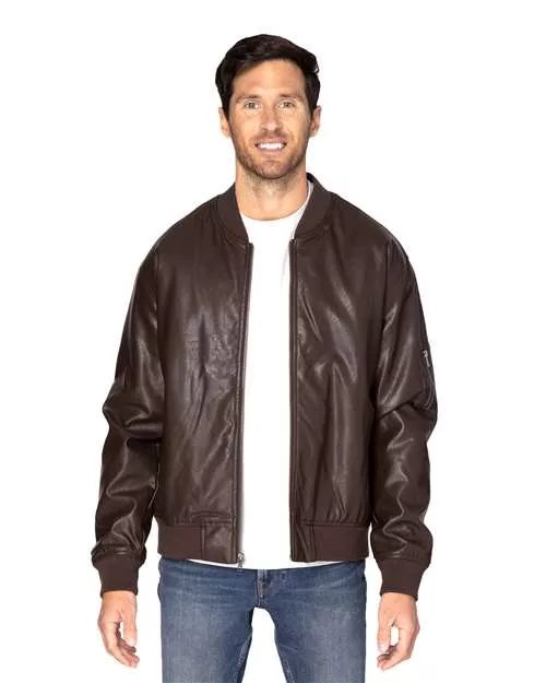 Threadfast Apparel 395J Unisex Bomber Jacket – Recycled Polyester Shell + Satin Lining | XS–4XL