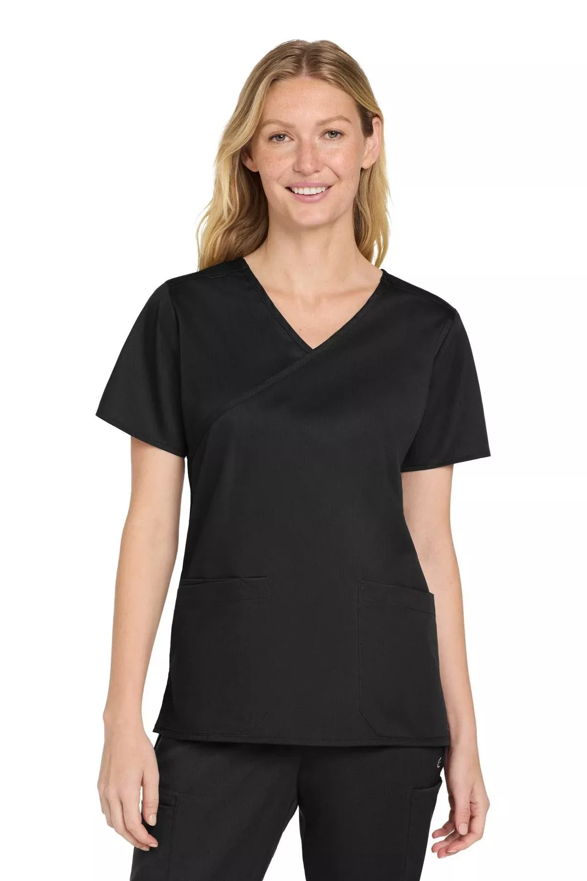Wink Women's WorkFlex Mock Wrap Top WW4760
