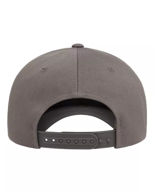 YP Classics 5079BD Retro Cotton Blend Five-Panel Rope Cap – 100% Cotton | High-Profile | Permacurv Bill | OSFA