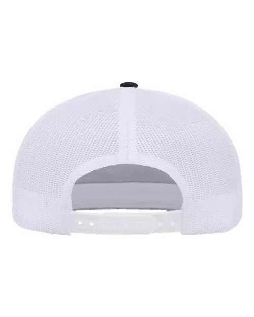 YP Classics 6006BD Classic Five-Panel Trucker Rope Cap – 74/26 Polyester/Cotton | Flat Bill | High-Profile | OSFA