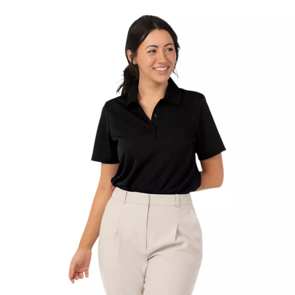 Zorrel Z7335 Ladies' Vertical Dash Stripe Jacquard Polo