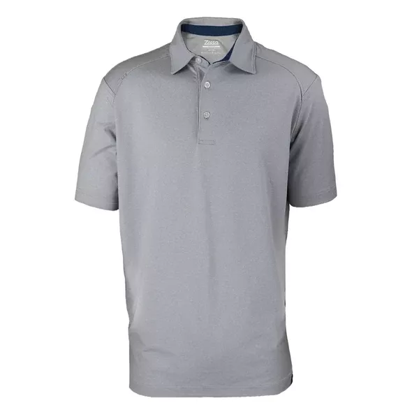 Zusa Men's Cloud Grey Heather Itasca Polo